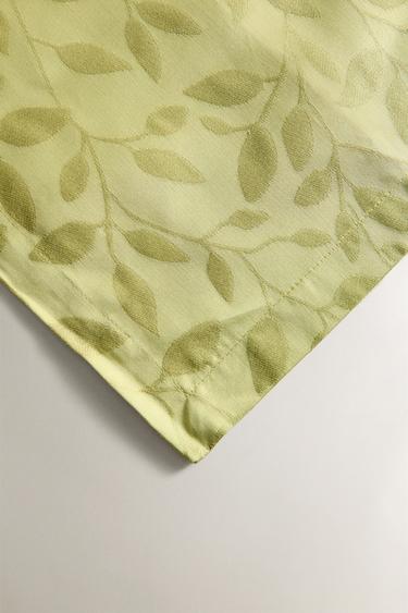 JACQUARD VEGETABLE TABLE RUNNER - Green by Zara - Image 2