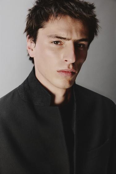 VESTE DE COSTUME AVEC LAINE - Noir de Zara - Image 5