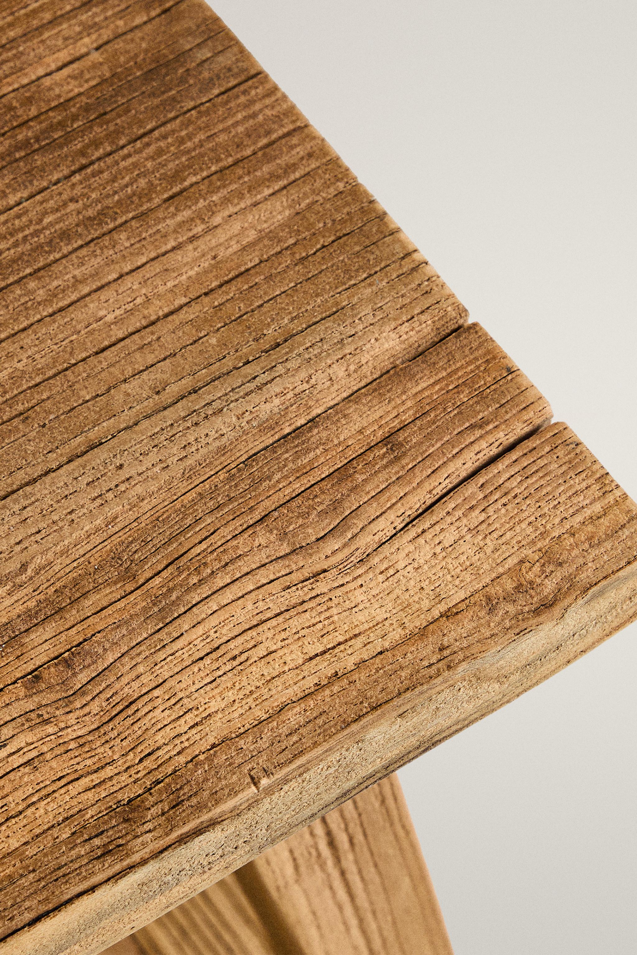 WOODEN BEDSIDE TABLE