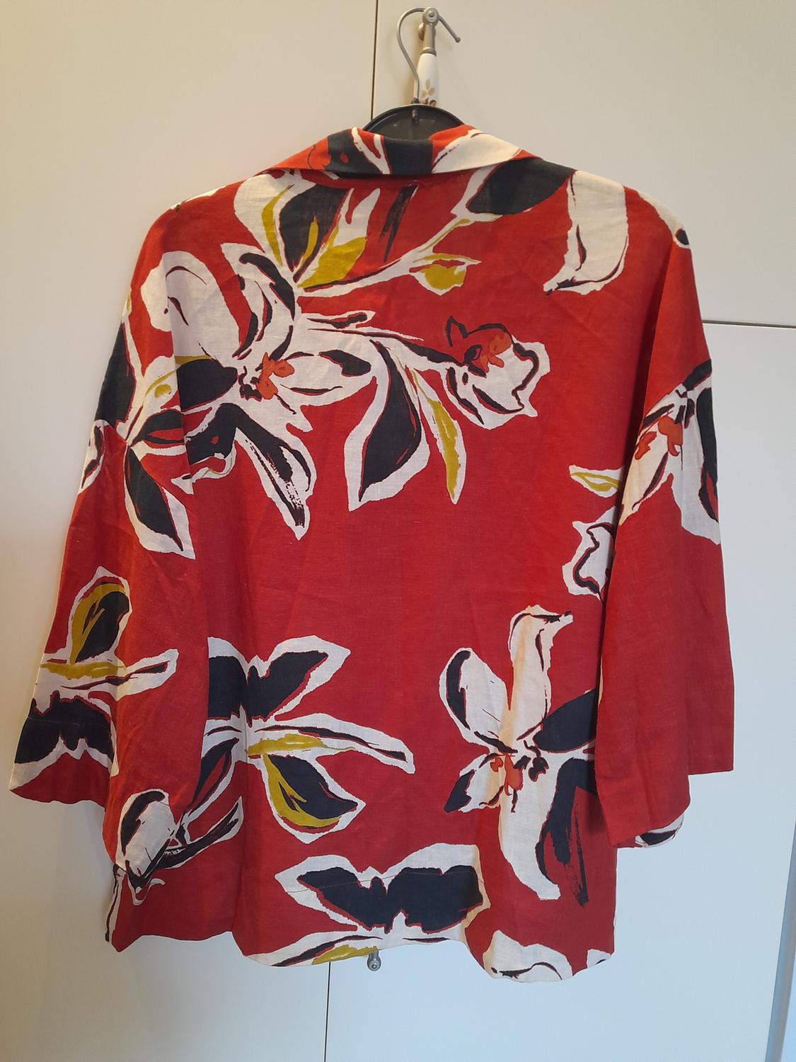 FLORAL PRINT LINEN BLEND SHIRT - Image 2