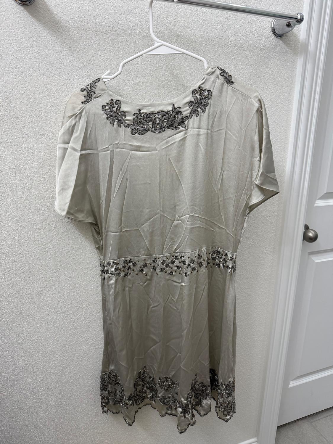 SHORT EMBROIDERED DRESS - Image 2