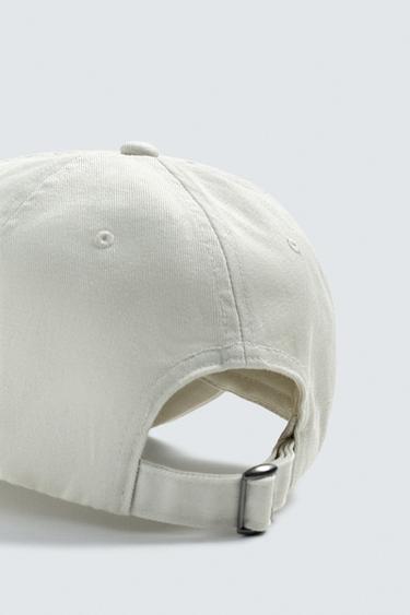 WASHED COTTON CAP - Ecru by Zara - Image 3