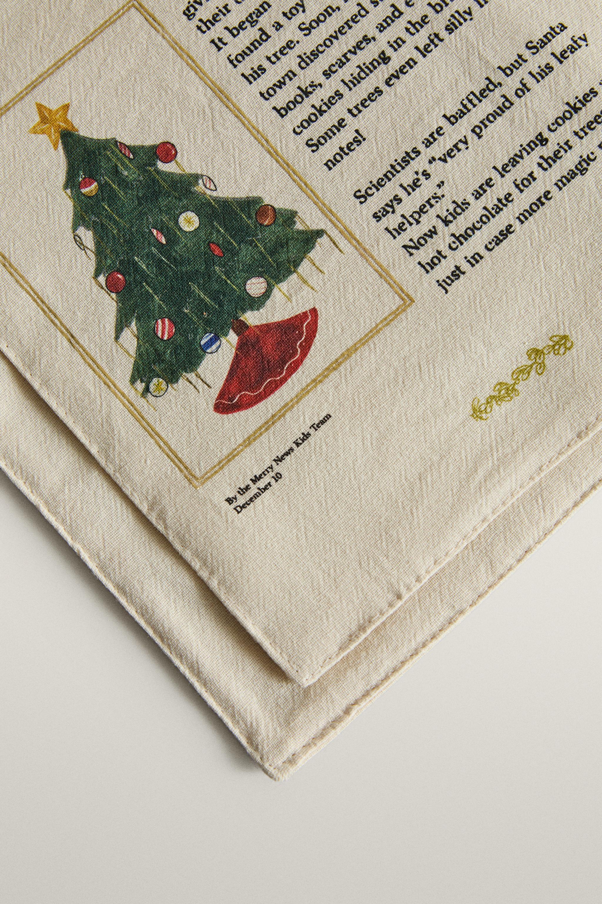 KIDS' CHRISTMAS NEWSPAPER COTTON TOY