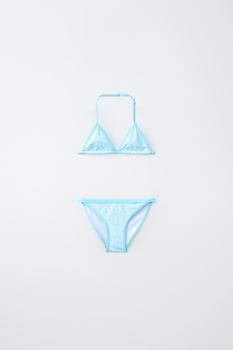6-14 YEARS/ DAISY BIKINI — Light turquoise