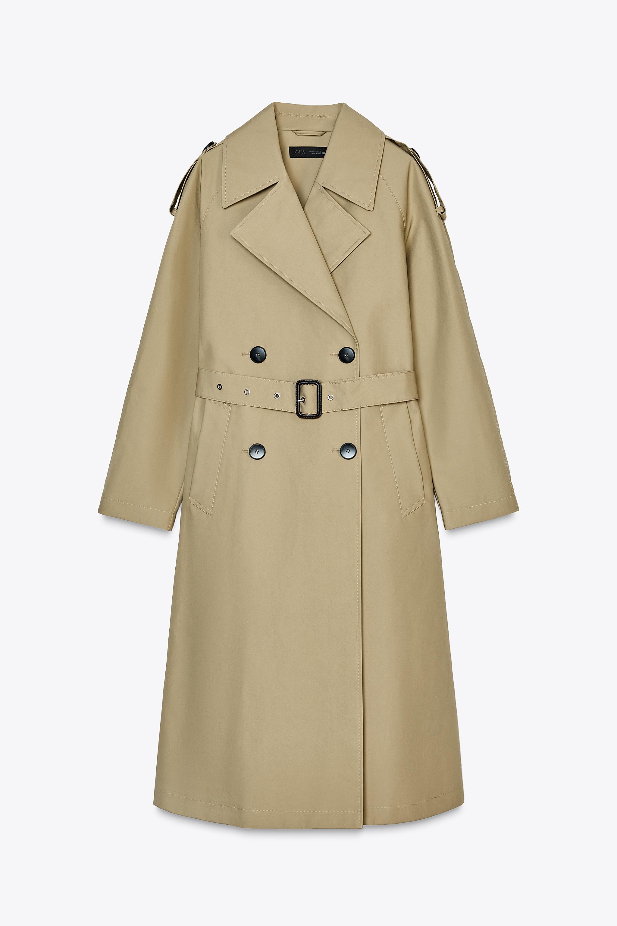 ベルト付きトレンチコート - ベージュ | ZARA Japan / 日本