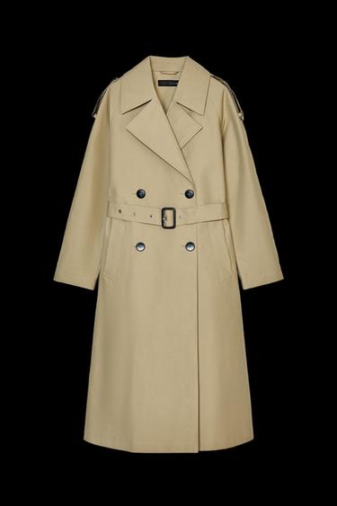 TRENCH COAT WITH BELT - Beige by Zara - Image 0