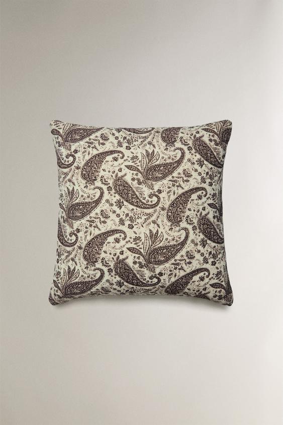 CAPA DE ALMOFADA PAISLEY - Cru da Zara - Imagem 0