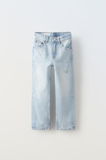 STRAIGHT FIT JEANS - Light blue by Zara - Image 0