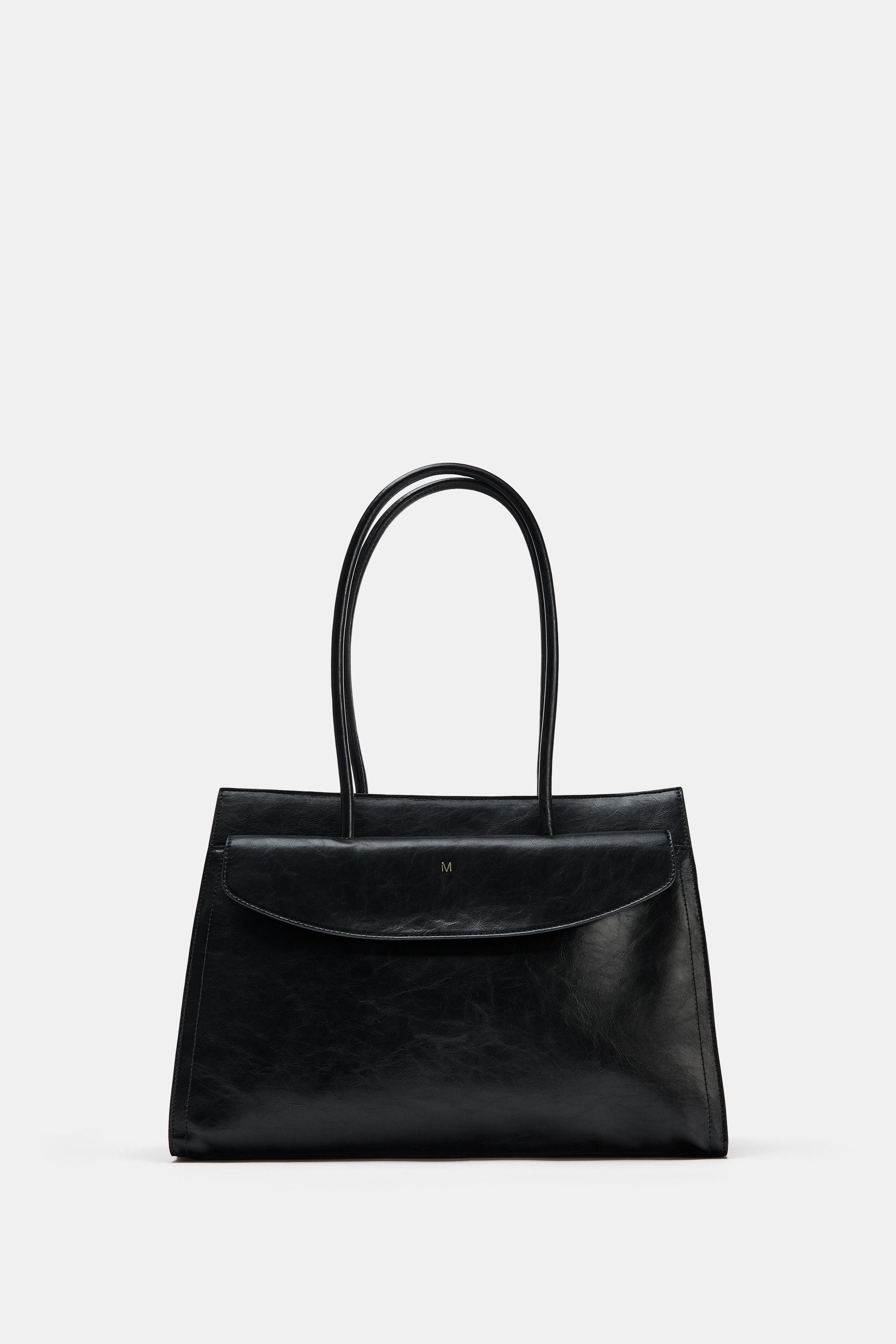 フラップ ショルダーバッグ - ブラック | ZARA Japan / 日本