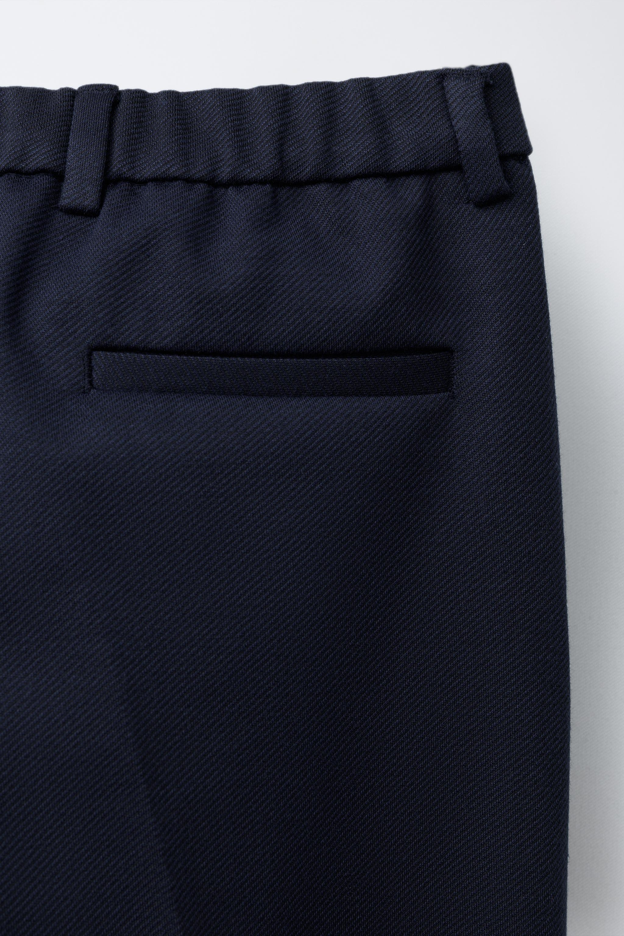 COMFORT SUIT PANTS - Navy blue | ZARA United States