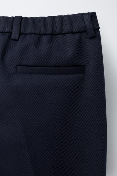 COMFORT SUIT TROUSERS - Navy blue by Zara