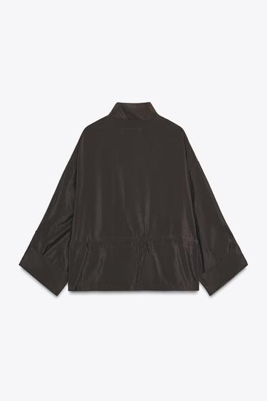 VESTE SAFARI CORDON - Marron foncé de Zara - Image 7