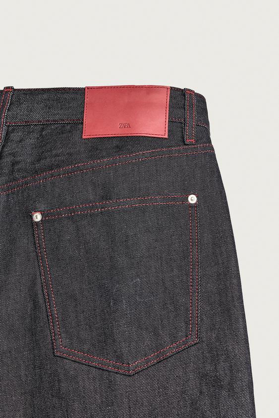 JEANS LOOSE FIT BOUTONNAGE - Indigo de Zara - Image 9