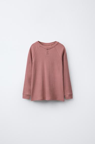 2-6 ANS/ PYJAMA EN LAINE MÉRINOS - Rose de Zara - Image 2