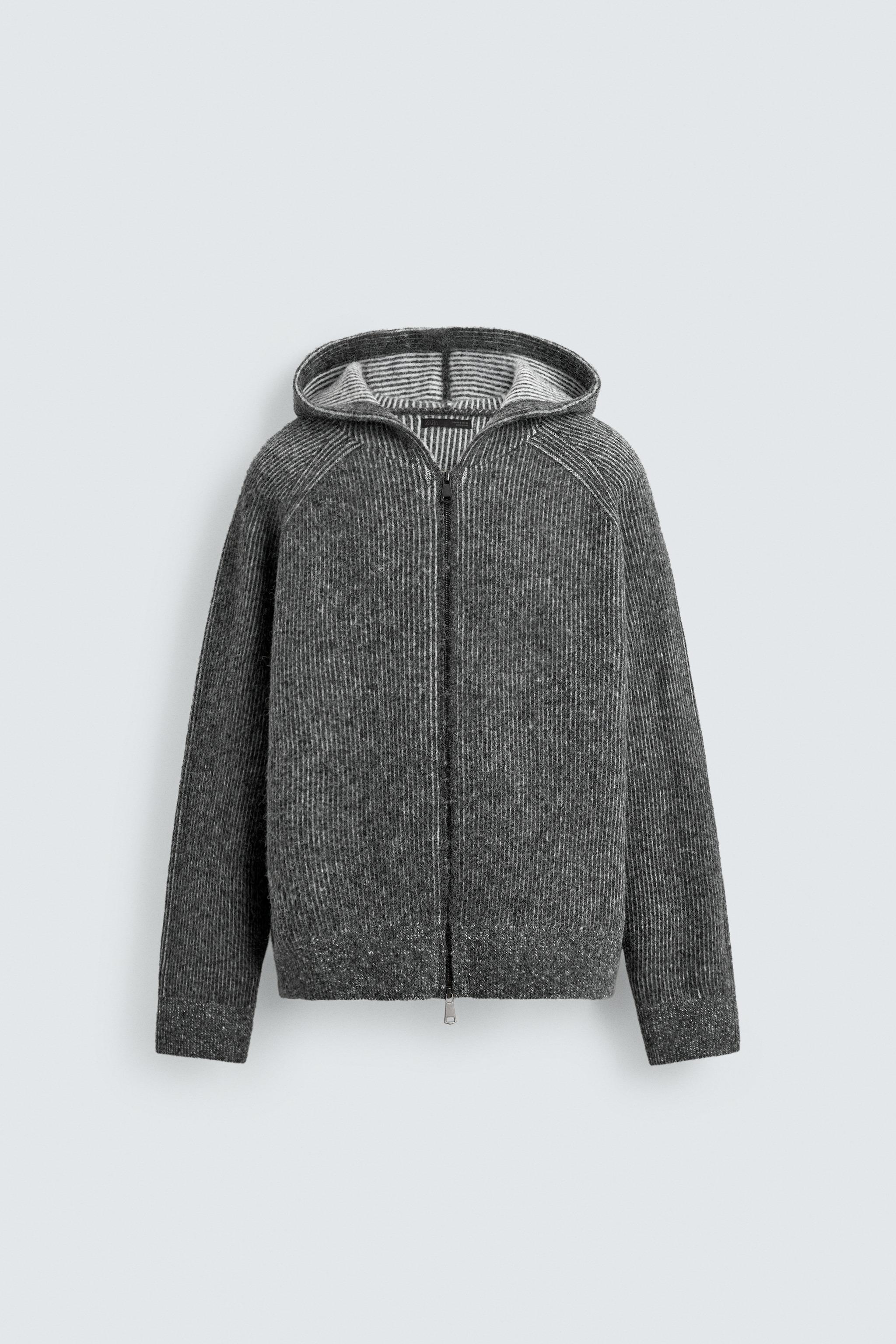 ZARA カシミヤニットフーディー　S ZARA - ZARA カシミヤニットフーディー Sの通販 by NORI'S shop｜ザラ