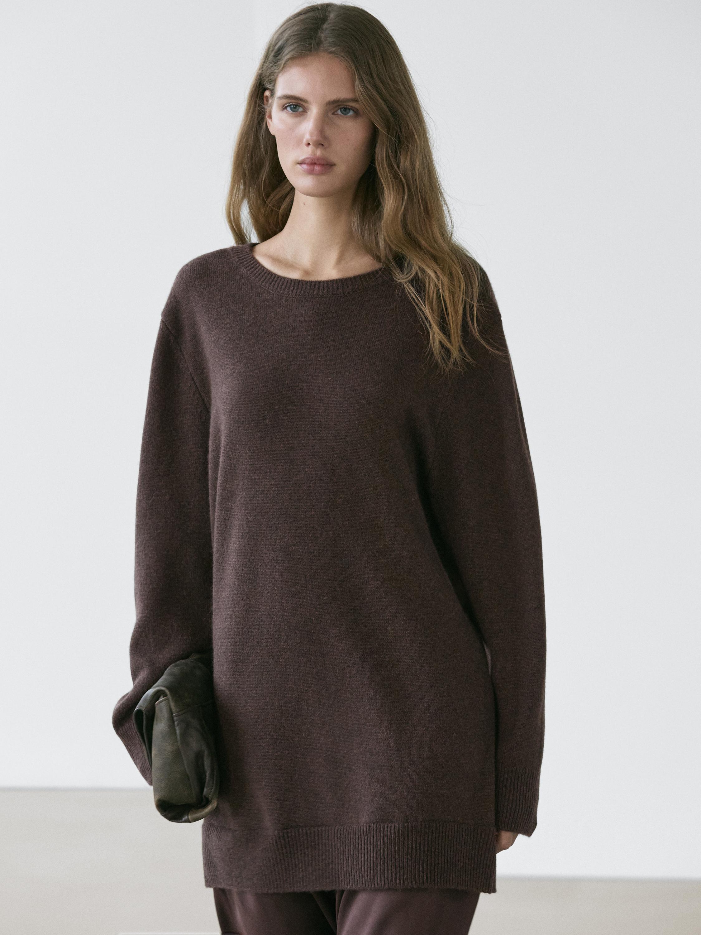 100% cashmere sweater dress