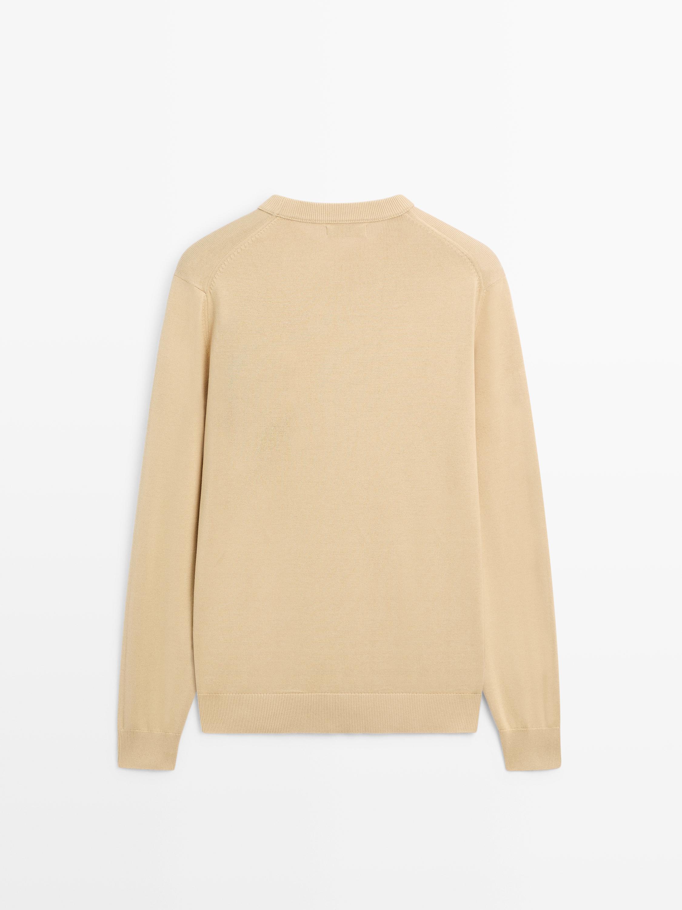 Pull maille en coton