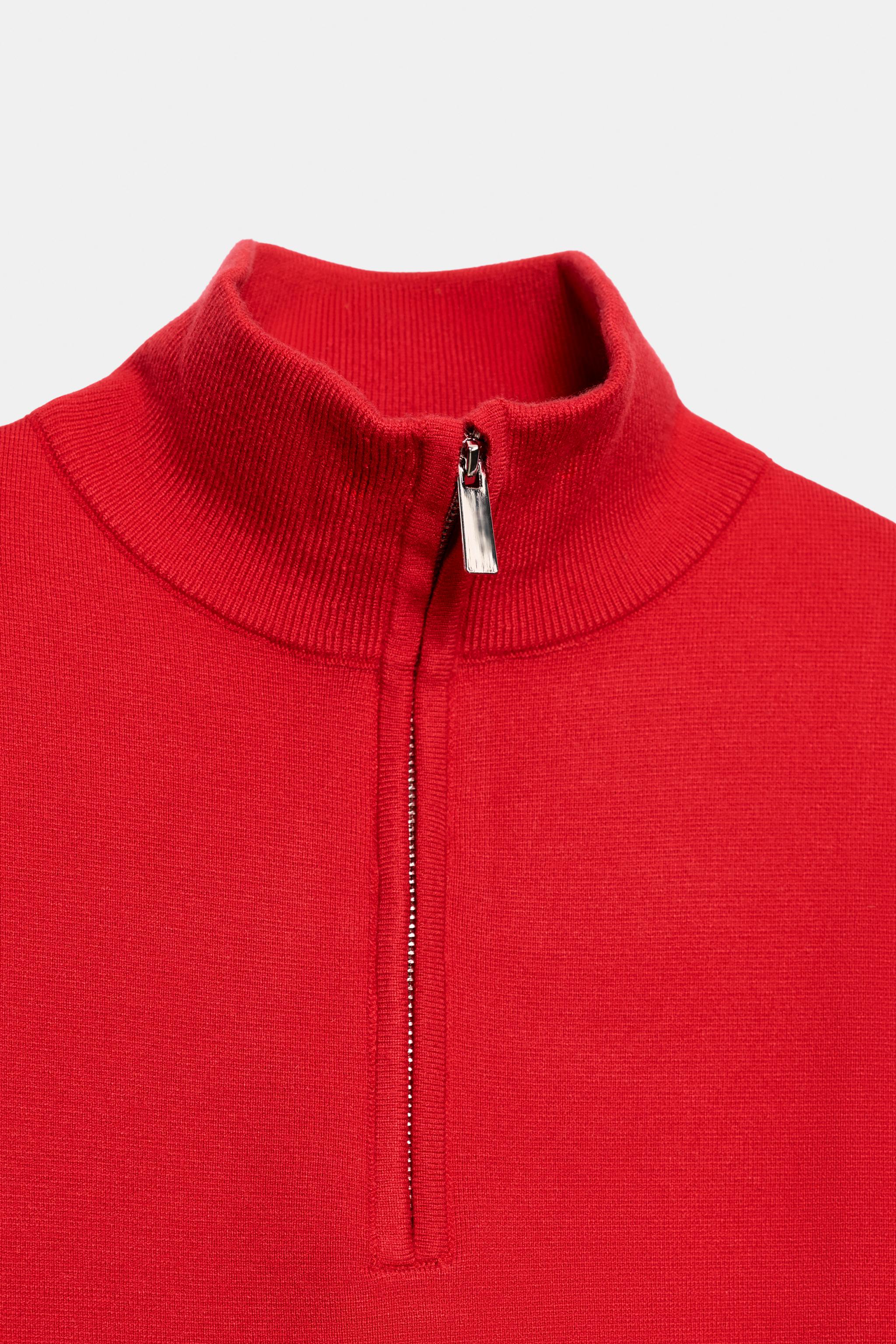 KNIT ZIP-UP JUMPER