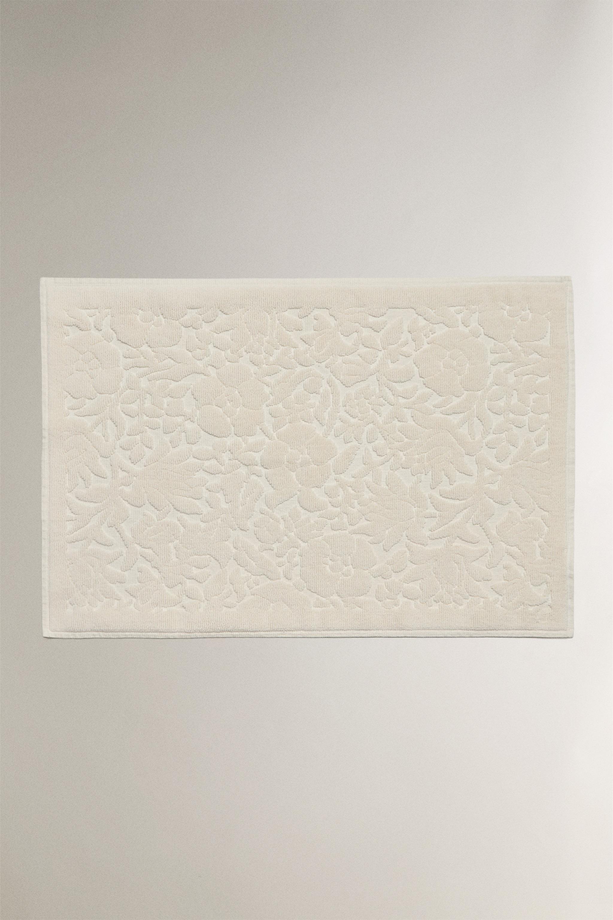 TAPIS DE BAIN COTON JACQUARD