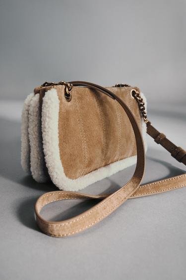 COMBINATION CROSSBODY BAG - Beige by Zara