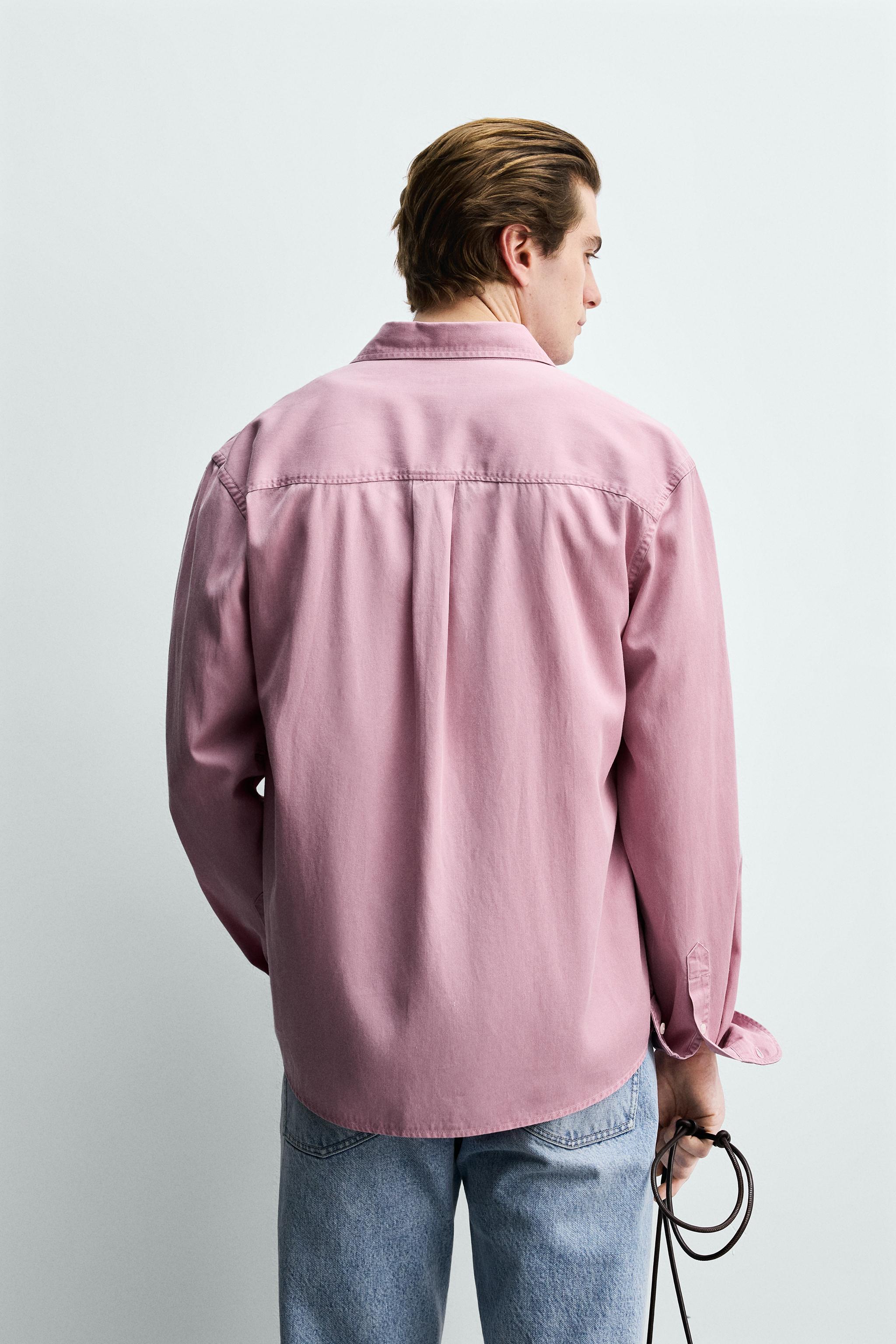 REGULAR FIT LYOCELL-COTTON SHIRT