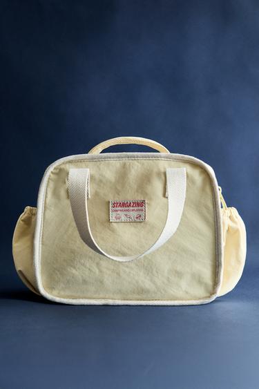 BOLSA TÉRMICA PORTÁTIL INFANTIL COM ESPAÇO - Amarelo da Zara