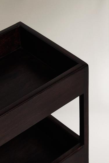 WOODEN STORAGE UNIT - Dark brown de Zara - Image 3