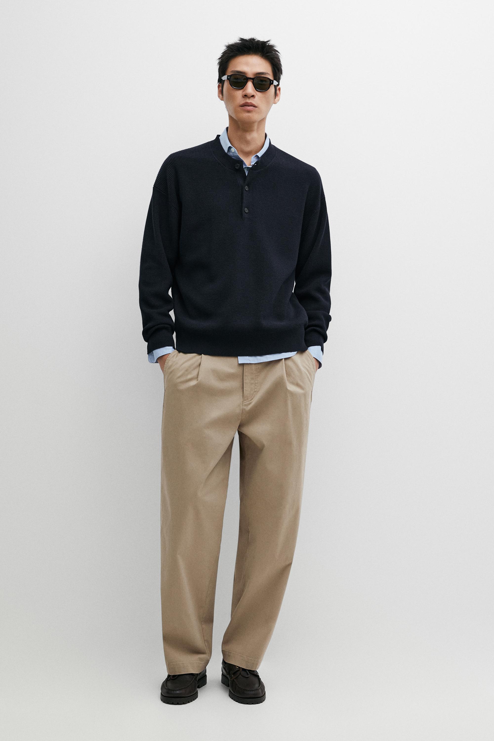 Pantalon barrel fit détail pinces