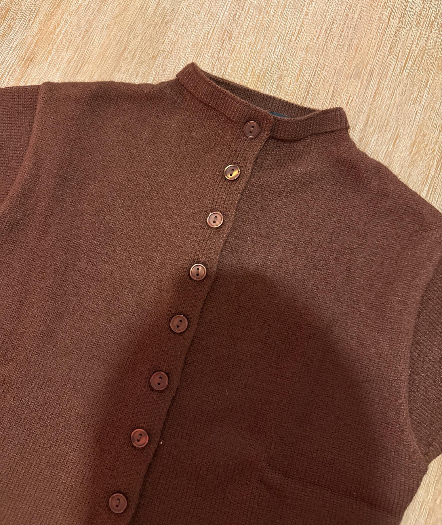 BUTTONED KNIT TOP | SECOND HAND | Zara Preowned