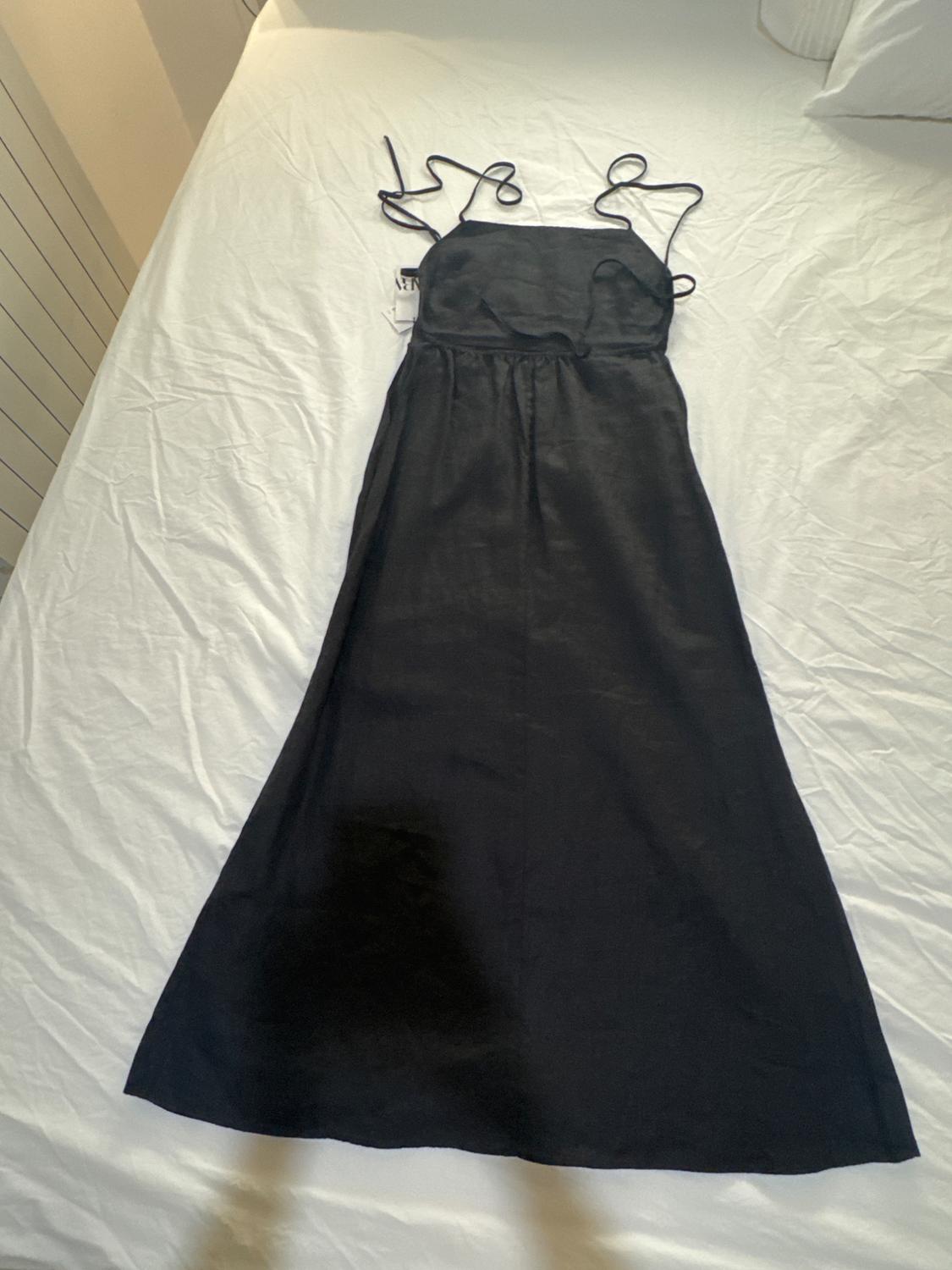 ZW COLLECTION 100% LINEN MIDI DRESS - Image 2