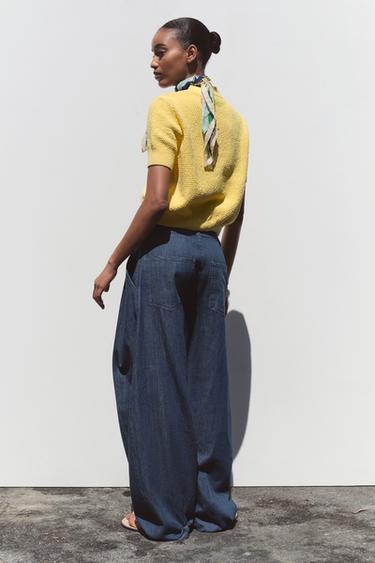 STAR BUTTON CARDIGAN - Yellow by Zara - Image 2