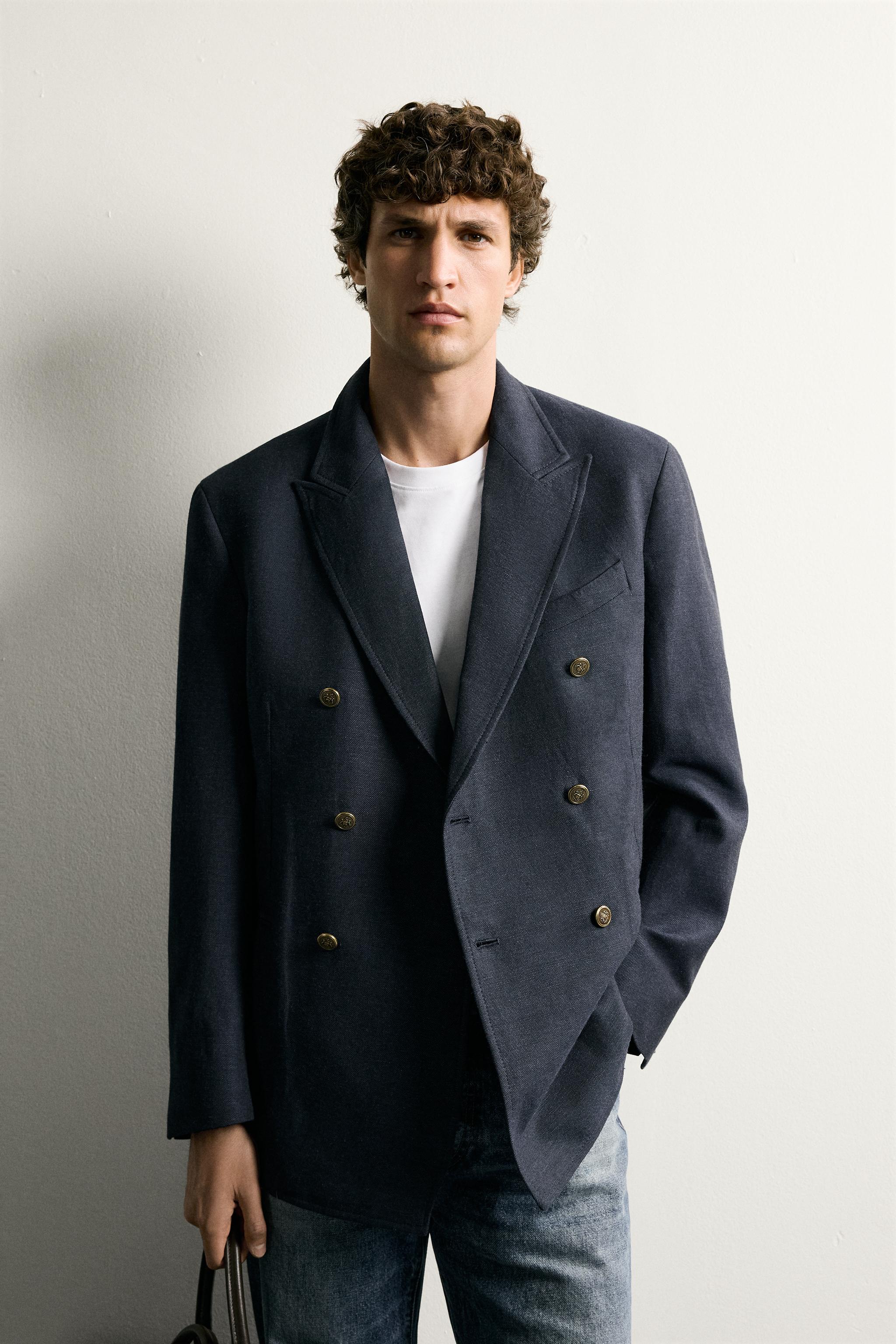 VESTE À BOUTONNAGE CROISÉ REGULAR FIT