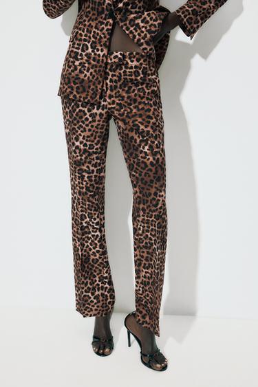 ANIMAL PRINT TROUSERS - Leopard by Zara