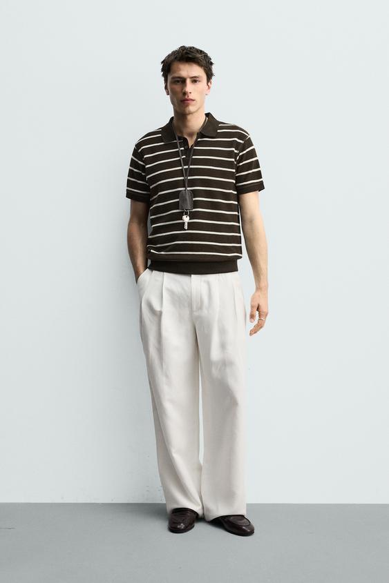 POLO PIQUÉ REGULAR FIT - rayas de Zara - Imagen 0