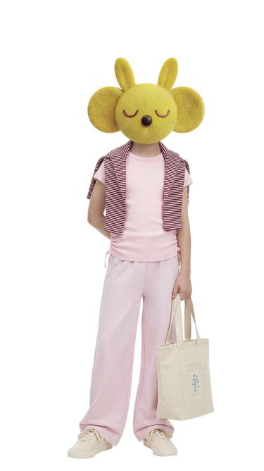 T-SHIRT WITH MODAL CUT-OUT BOWS - Pink by Zara