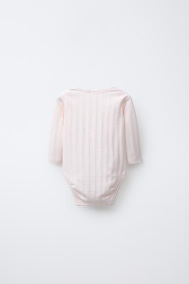 6 MONTHS-3 YEARS/ 3-PACK OF LONG SLEEVE BODYSUITS - Pink by Zara - Image 2