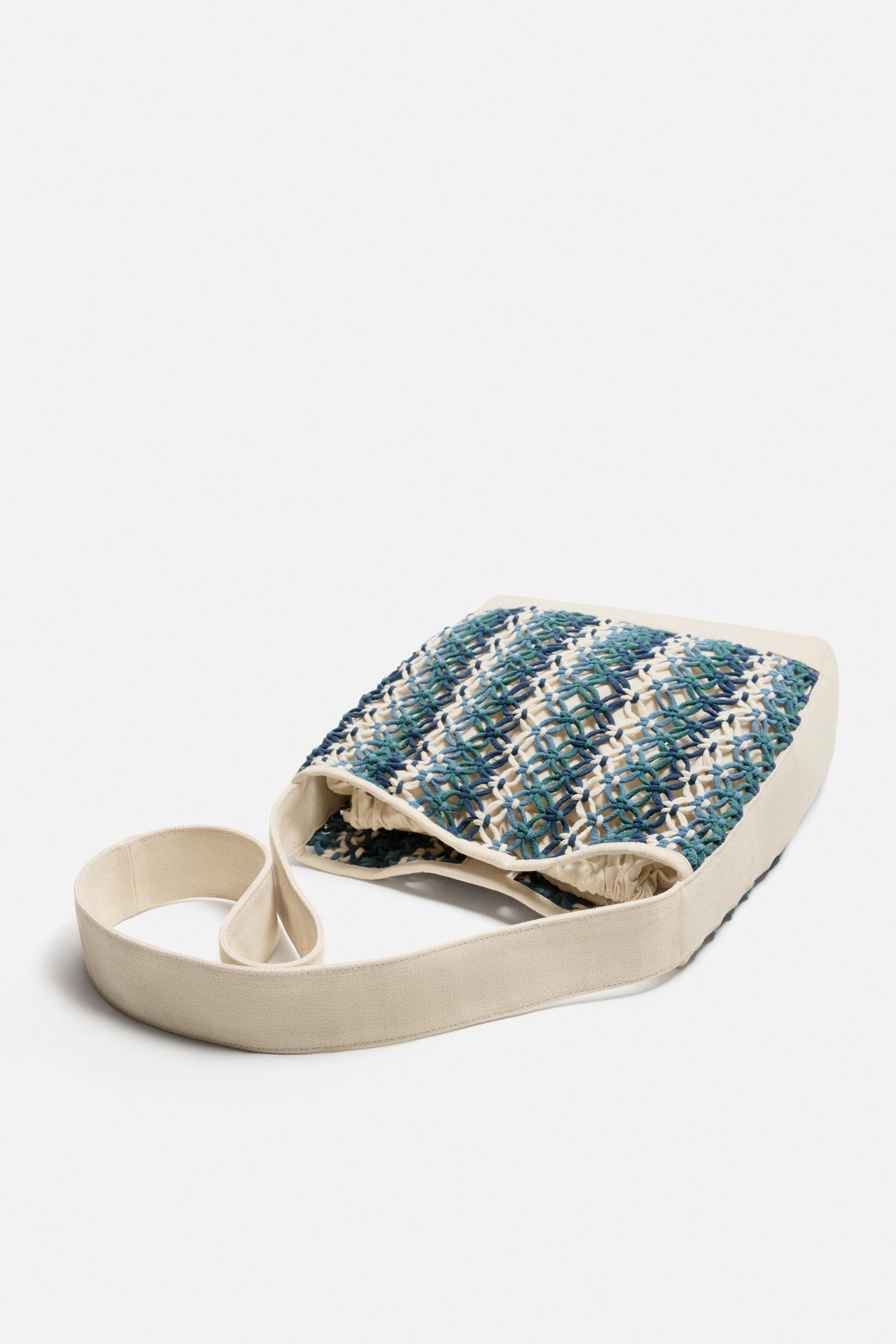 SAC PORTÉ ÉPAULE MACRAMÉ