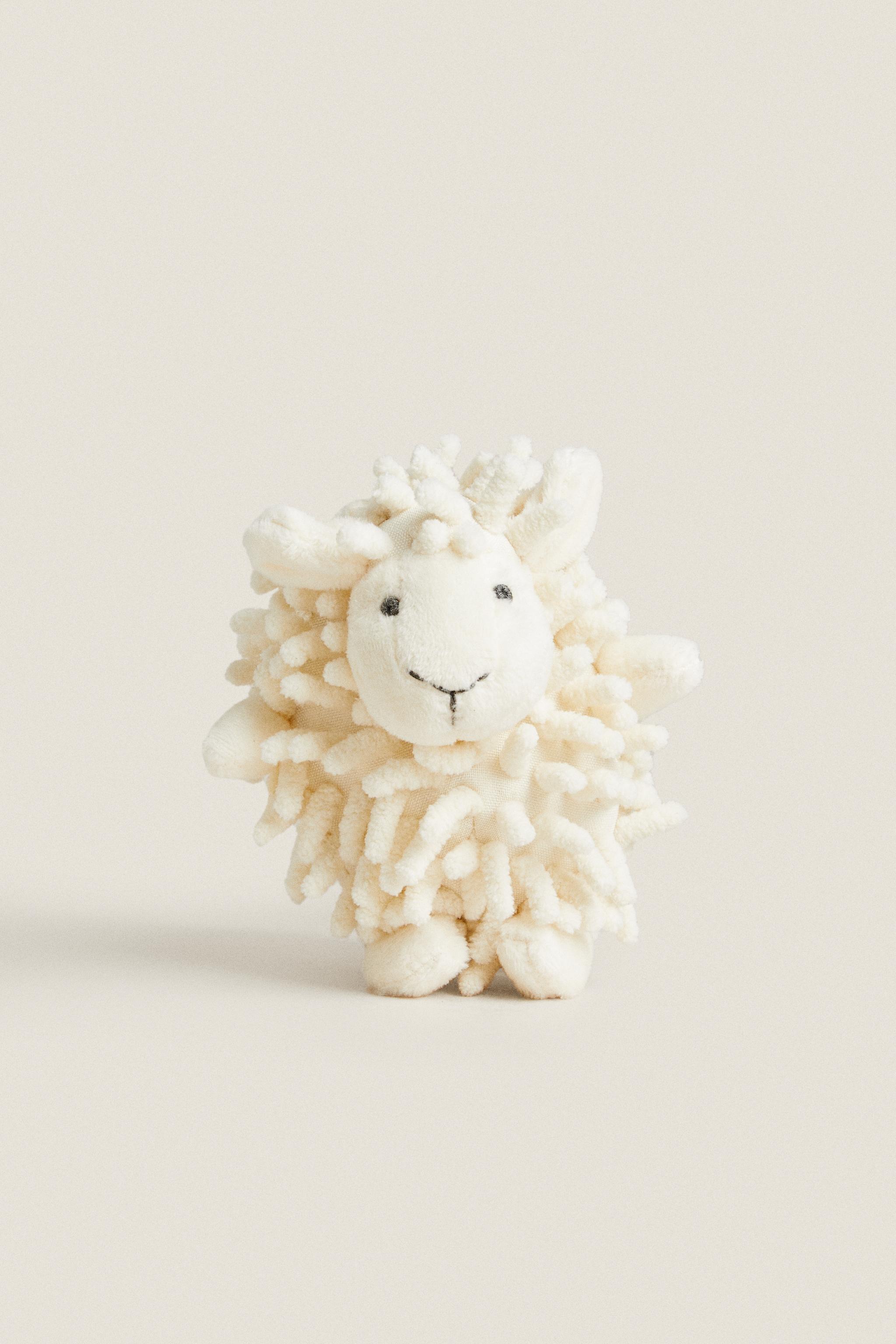 Детские мягкие игрушки Zara KIDS' SHEEP RATTLE PLUSH TOY