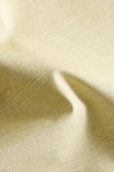 SET DE TABLE ENDUIT OVERLOCK - Jaune de Zara - Image 3