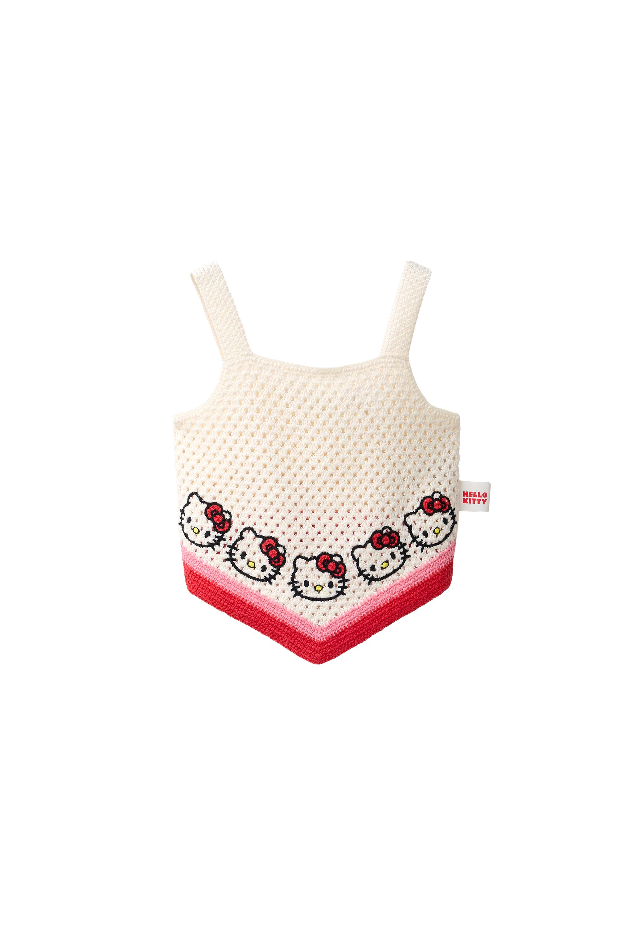 ZARA ハローキティ クロシェ ワンピース 116cm & スカーフセット HELLO KITTY © SANRIOクロシェ編みトップス - エクリュ | ZARA Japan