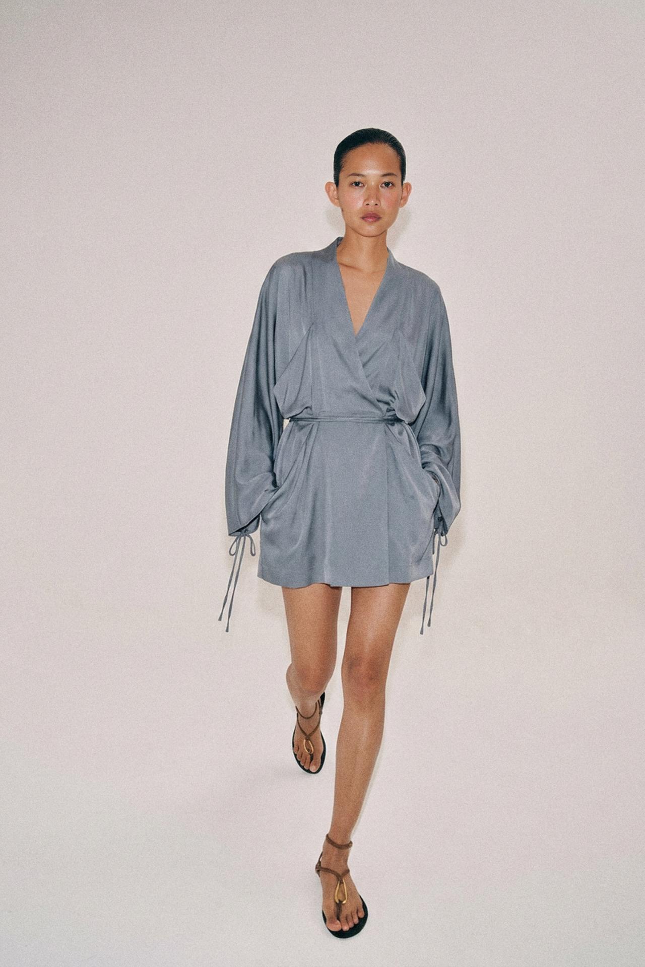 Платье ZW COLLECTION укороченное на запа́х