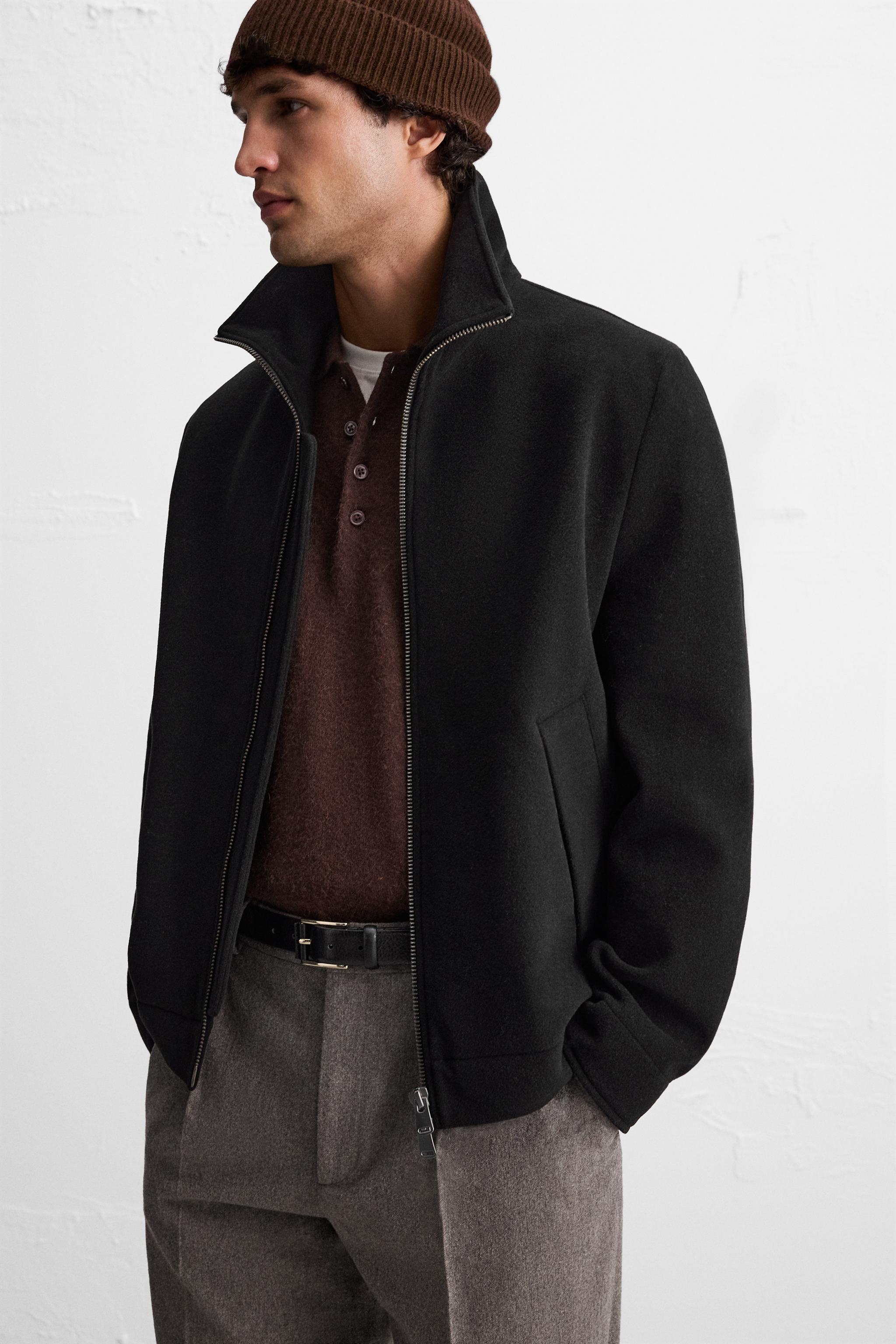 ウールブレンド ジャケット - ブラック | ZARA Japan / 日本