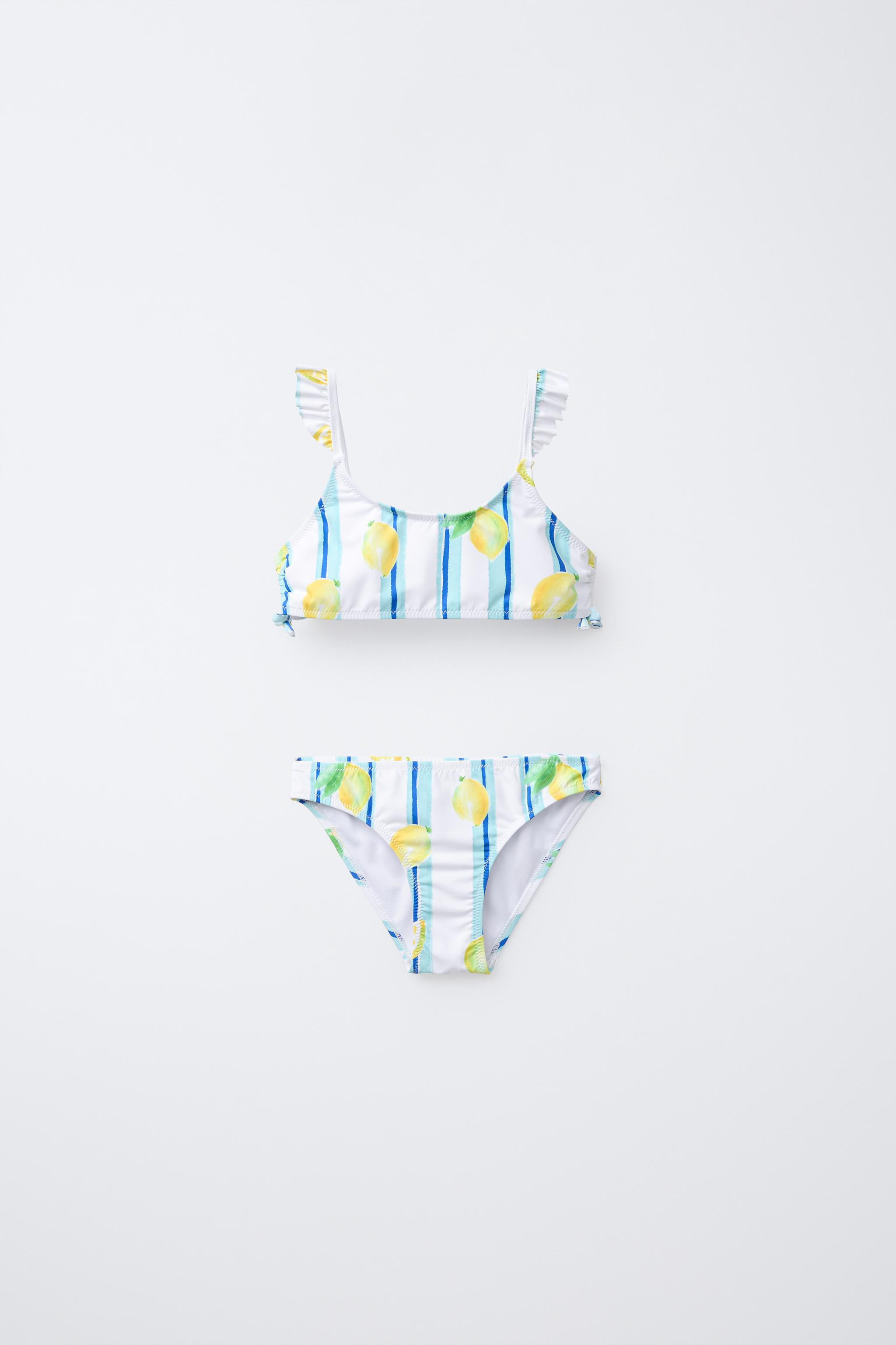 6-14 YEARS/CHECKERBOARD SWIM SHORTS - Yellow | ZARA United