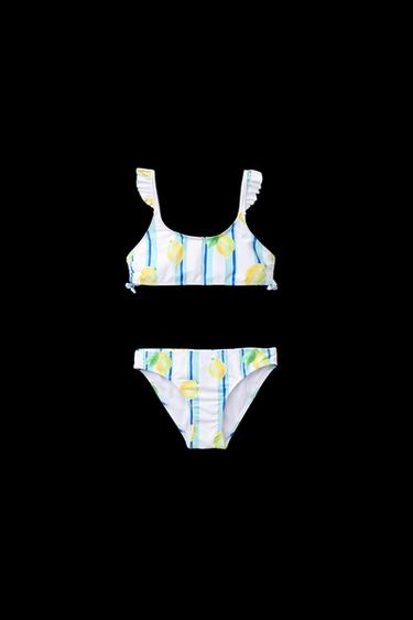6-14 AÑOS/ BIKINI LIMONES - Amarillo de Zara - Imagen 0
