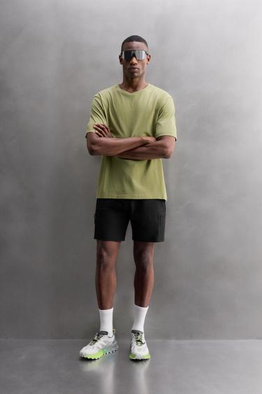 ФУТБОЛКА З ГРАФІЧНИМ ПРИНТОМ - Зелений Zara