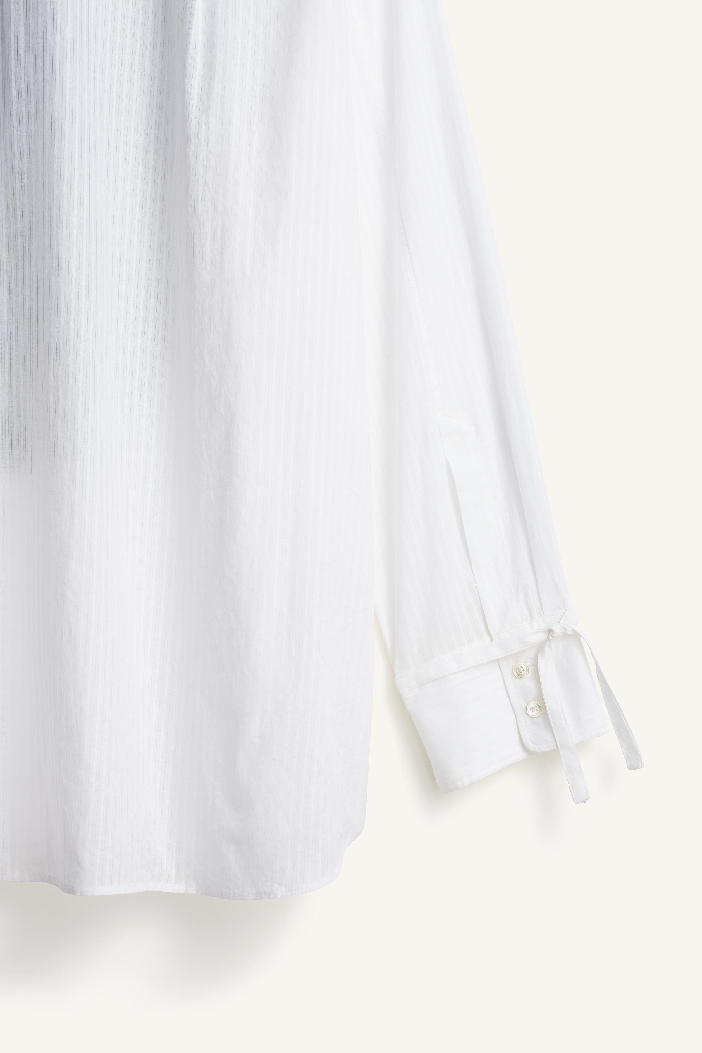 CHEMISE RELAXED FIT PLASTRON CONTRASTE