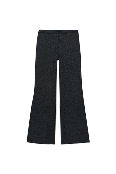 PANTALÓN FLARE - Gris medio de Zara