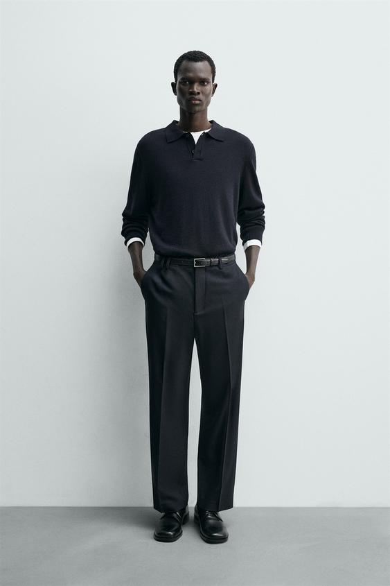 STRETCH STRAIGHT FIT PANTS