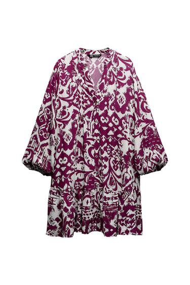 PRINTED MINI DRESS
