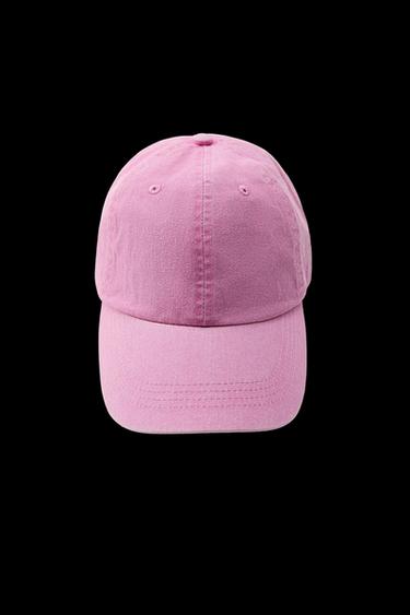 FADED TWILL CAP - Pink by Zara - Image 0